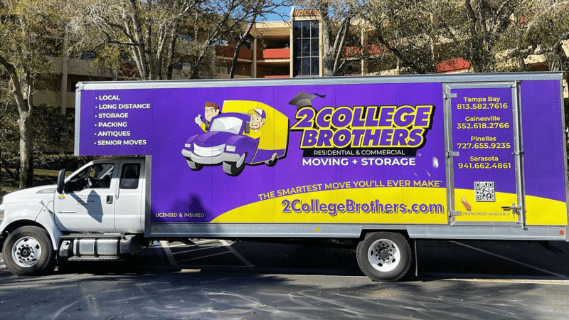 2 College Brothers Moving Truck