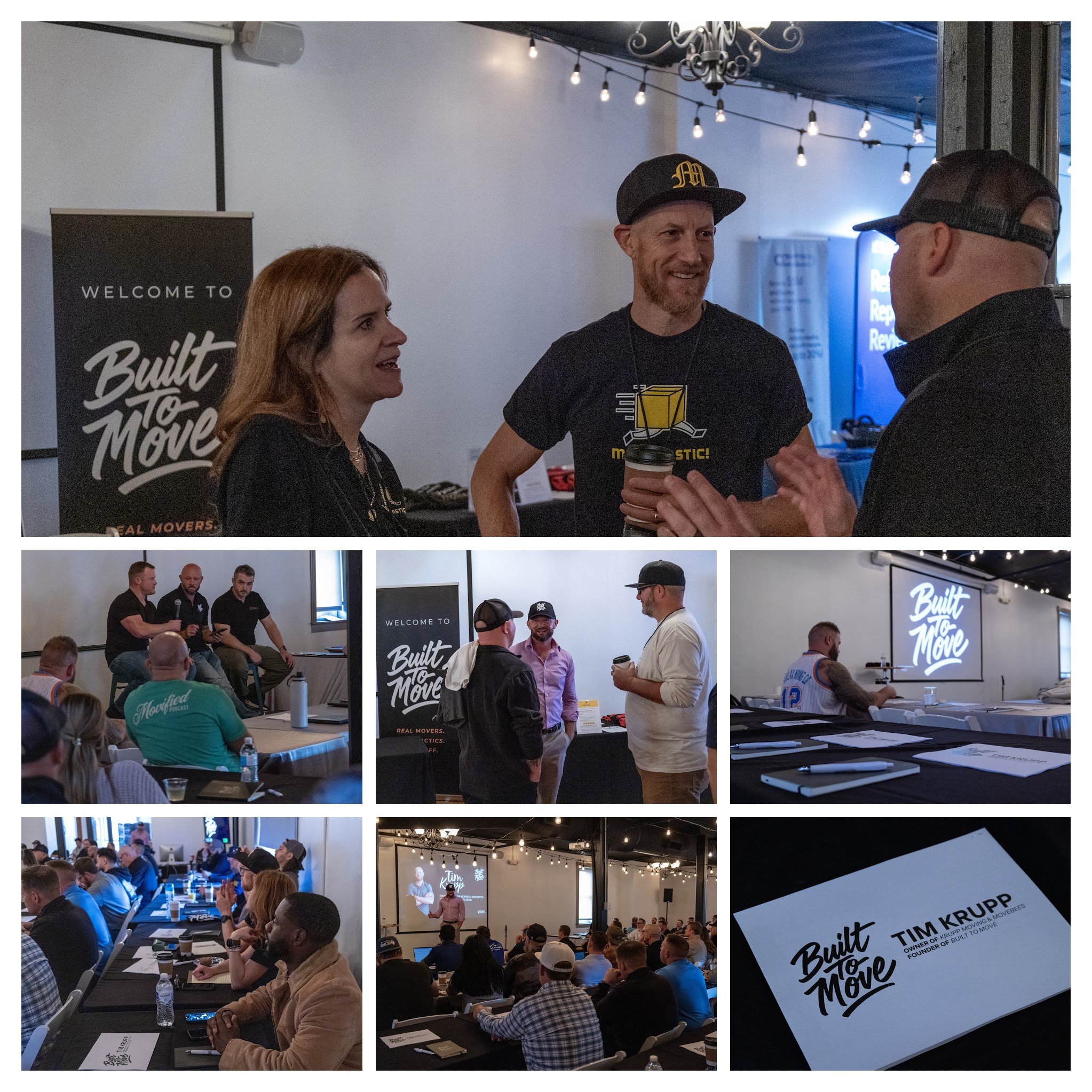 photo collage from 2025 Built to Move event