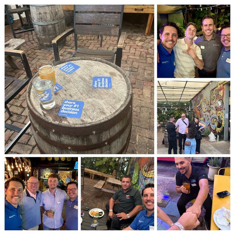 Collage of images from South Florida's Movers Inner Circle event
