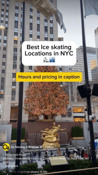 Oz Moving Facebook Reel NYC