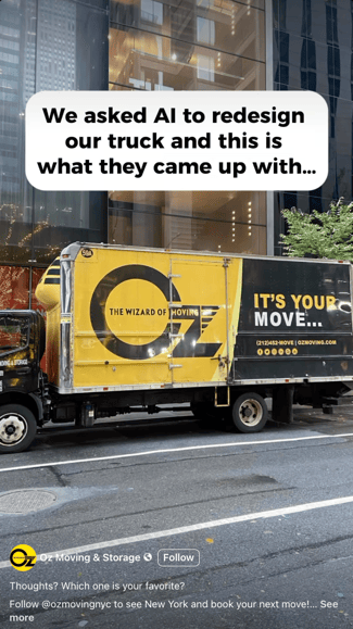 Oz Moving Facebook Reel